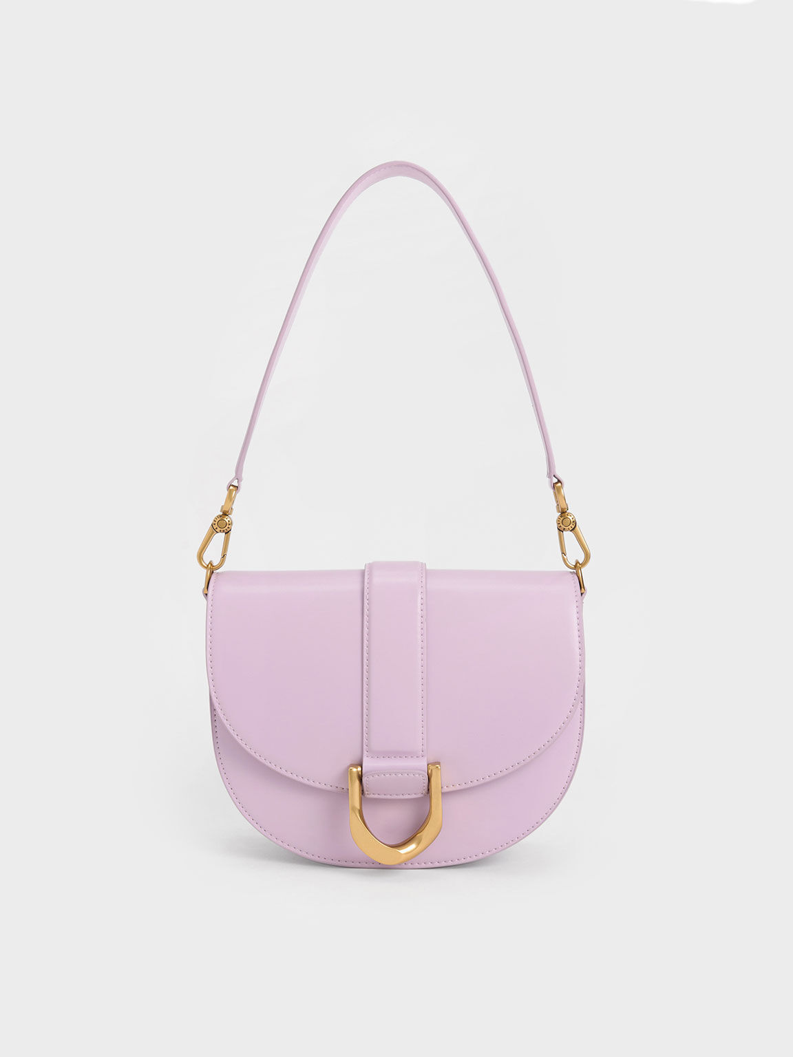 Gabine Saddle Bag, Lilac, hi-res