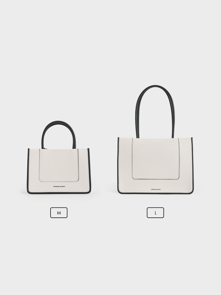 Mini Daylla Tote Bag, Cream, hi-res