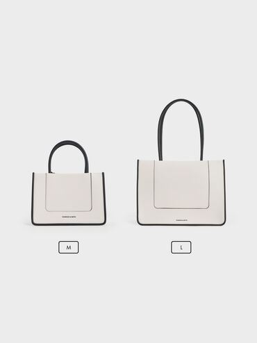 Mini Daylla Tote Bag, Cream, hi-res