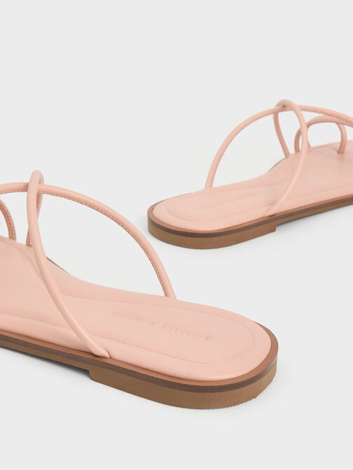 Meadow Strappy Toe-Ring Sandals, Nude, hi-res