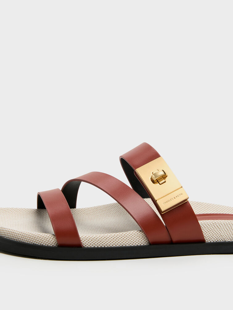 Aelin Canvas Strappy Sandals, Multi, hi-res