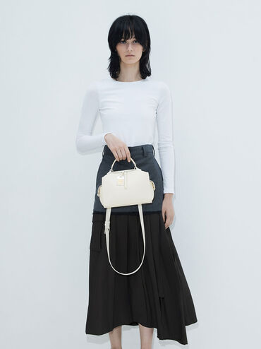 Austen Top Handle Bag, Cream, hi-res
