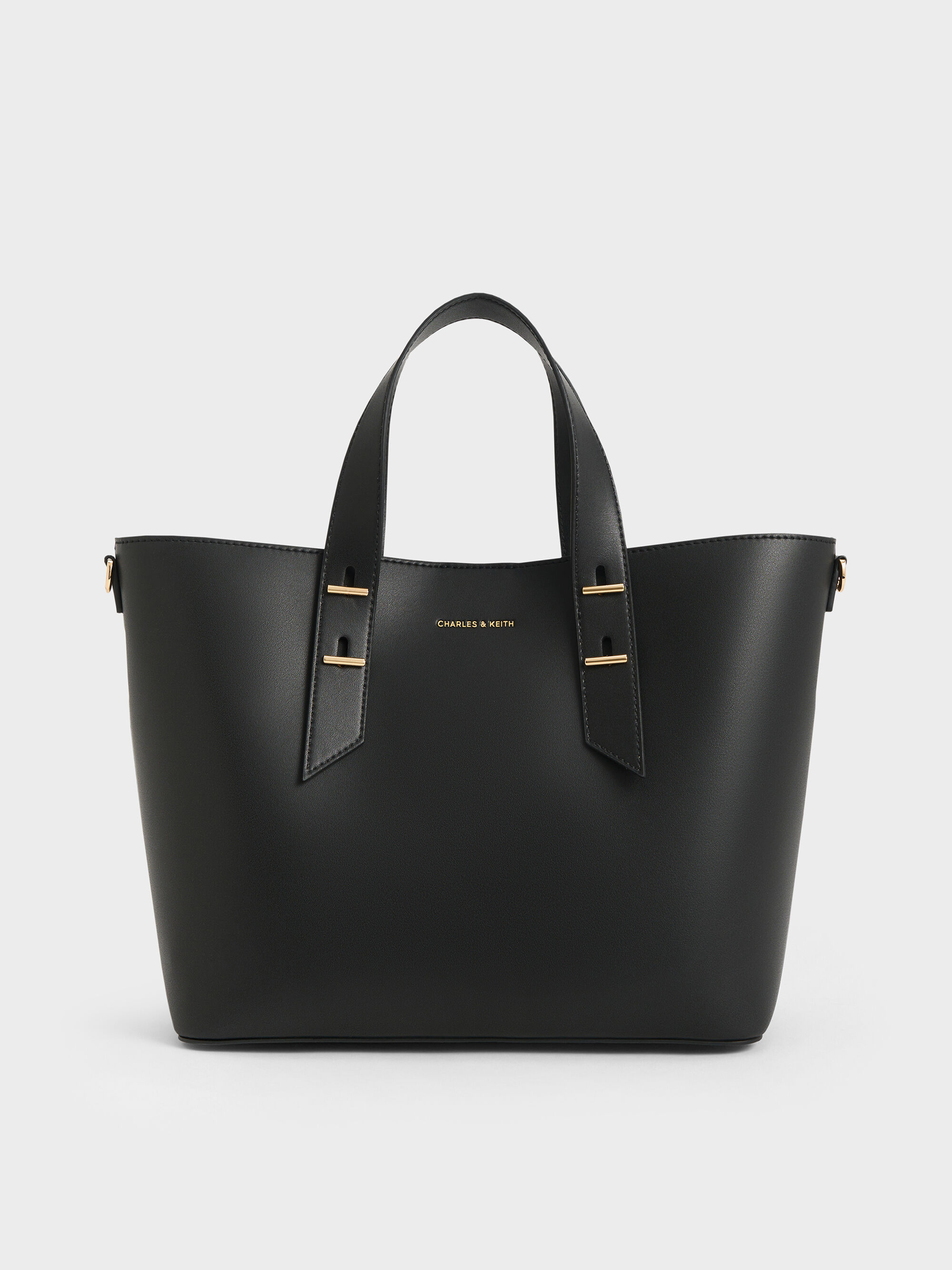 Black Shania Tote Bag - Black - Bags - CHARLES & KEITH IN