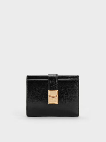 Acelynn Belted Small Wallet, Black, hi-res