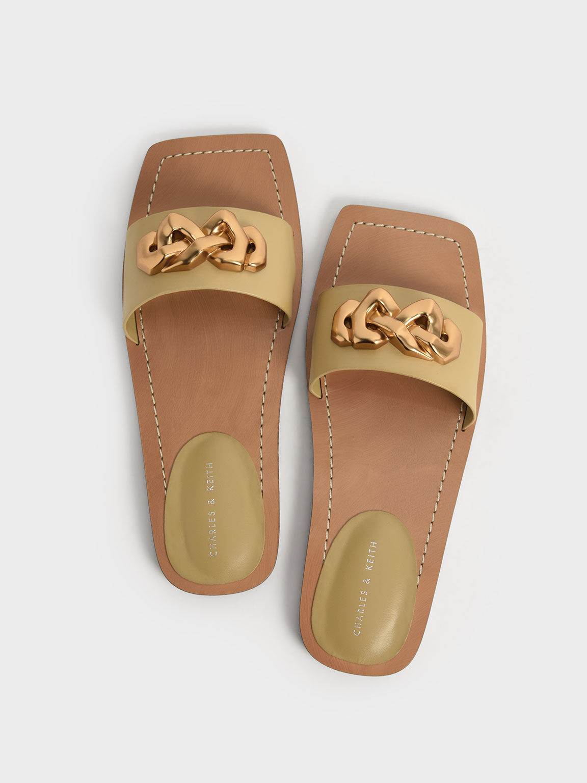 Mustard best sale slide sandals