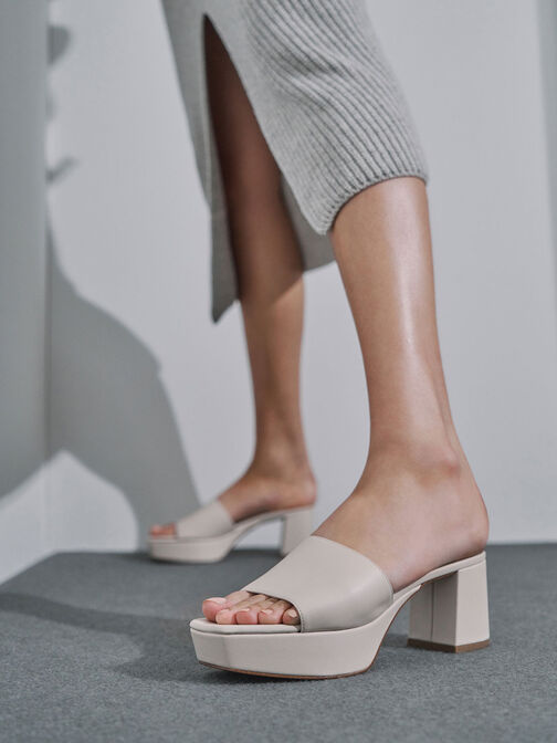 Platform Mules, Chalk, hi-res