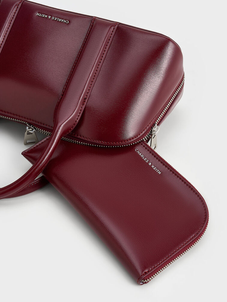 Axel Elongated Bowling Bag, Burgundy, hi-res