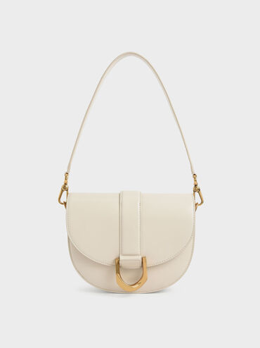 Gabine Saddle Bag, Cream, hi-res