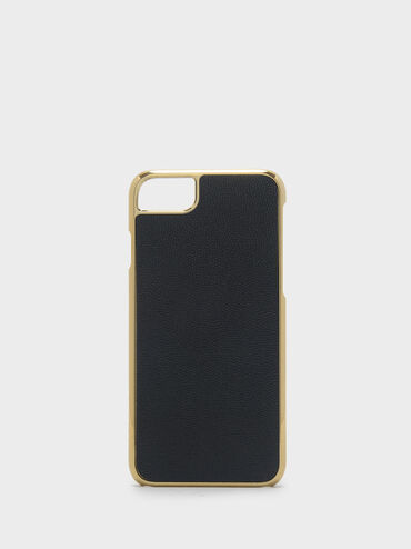 Textured iPhone Case, Black, hi-res