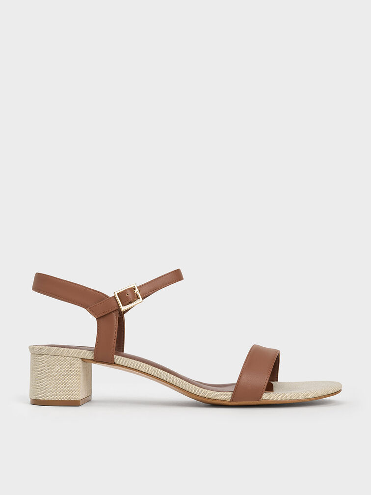 Alec Block-Heel Ankle-Strap Sandals, Multi, hi-res