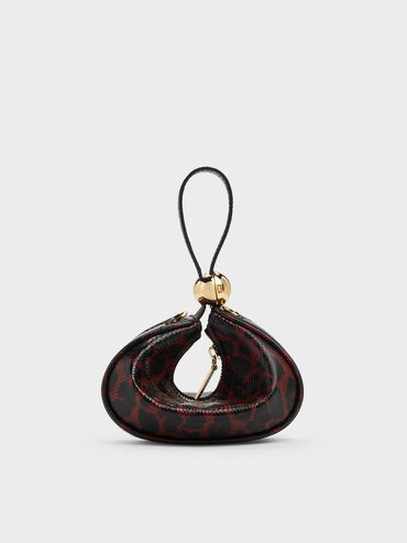 Micro Jesmyn Leopard-Print Two-Way Bag, Animal Print Burgundy, hi-res