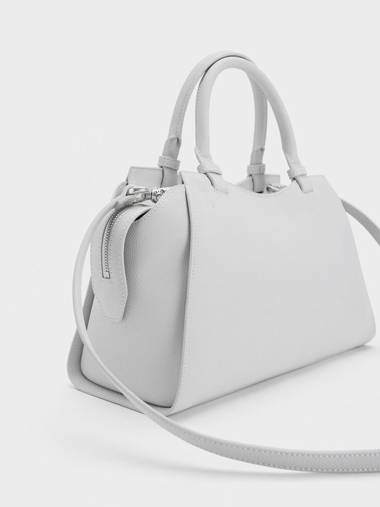 Avis Trapeze Tote Bag, Light Grey, hi-res