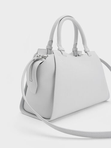 Avis Trapeze Tote Bag, Light Grey, hi-res
