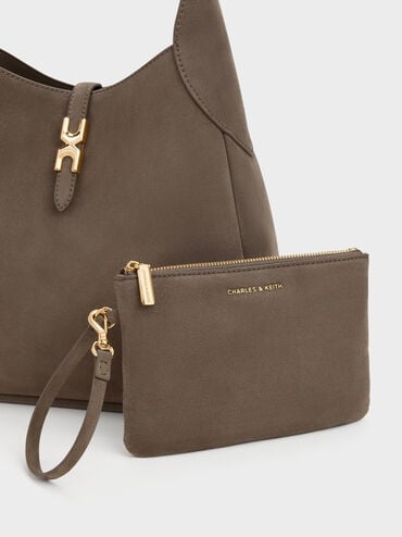 Adalyn Hobo Bag, Stone Grey, hi-res