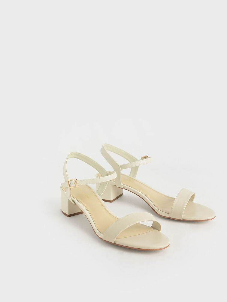 Open-Toe Sandals, Chalk, hi-res