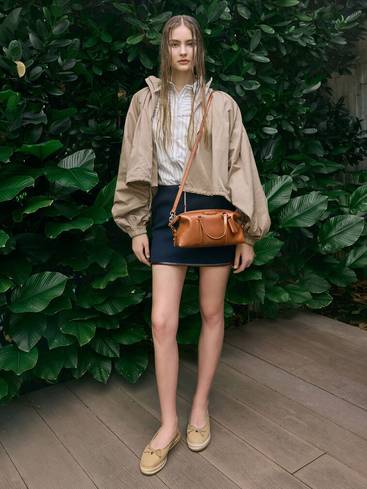 Mini Fergie Bowling Bag, Distressed Tan, hi-res