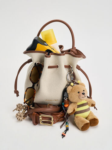 XL Calla Canvas Tote Bag, Brick, hi-res