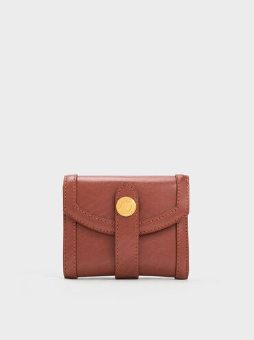 Este Belted Small Wallet, Mocha, hi-res