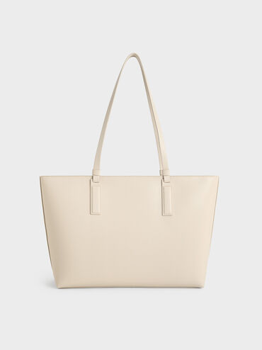 Noelle Tote Bag, Ivory, hi-res