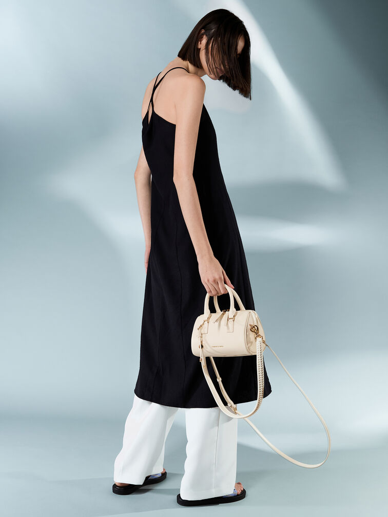 Everleigh Bowling Bag, Cream, hi-res