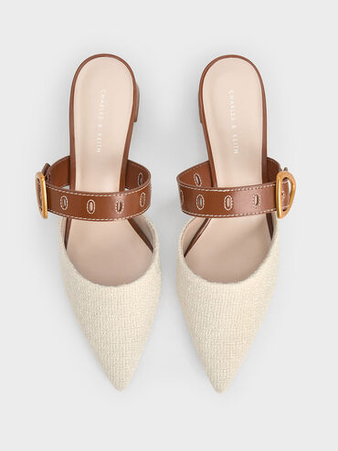 Sepphe Cut-Out Tweed Heeled Mules, Multi, hi-res