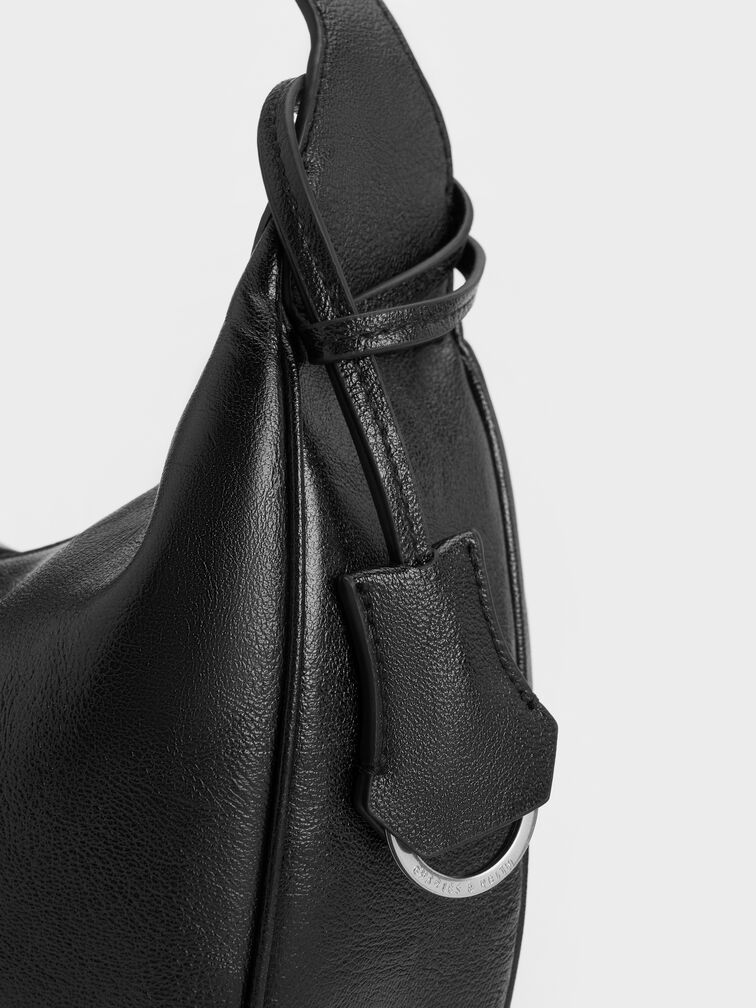 Large Vega Hobo Bag, Noir, hi-res