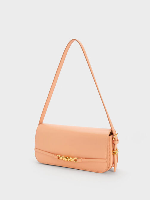 Henrietta Shoulder Bag, Orange, hi-res