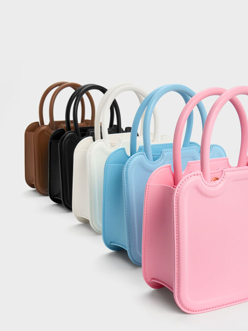 Perline Sculptural Tote Bag, Light Blue, hi-res
