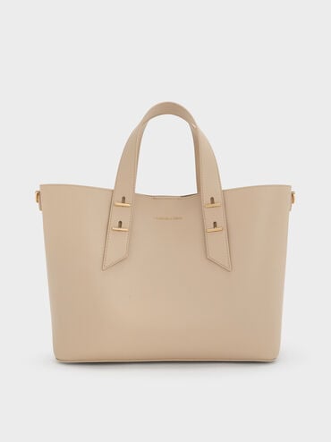 Shania Tote Bag, Dusted Oat, hi-res