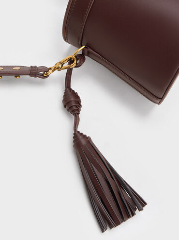 Sianna Bucket Bag, Plum, hi-res