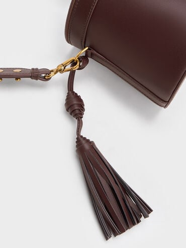Sianna Bucket Bag, Plum, hi-res