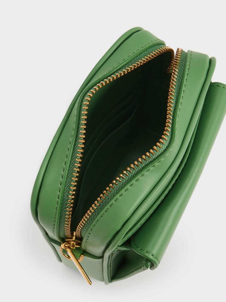 Bonnie Padded Phone Pouch, Green, hi-res