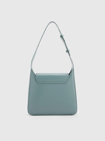 Adelie Envelope Shoulder Bag, Slate Blue, hi-res