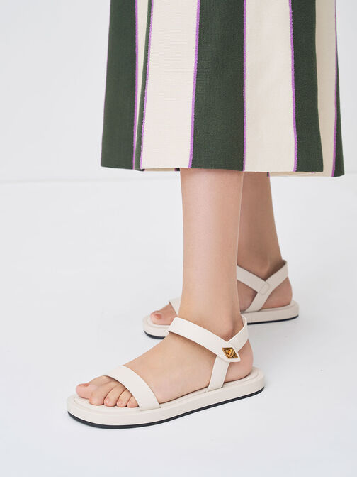 Back Strap Sandals, Chalk, hi-res