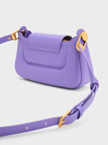 Koa Push-Lock Top Handle Bag, Purple, hi-res