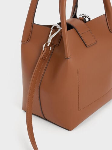 Aubrielle Bucket Bag, Tan, hi-res