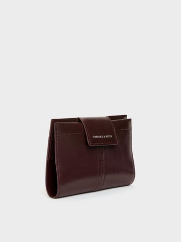 Noane Passport Holder, Wineberry Red, hi-res