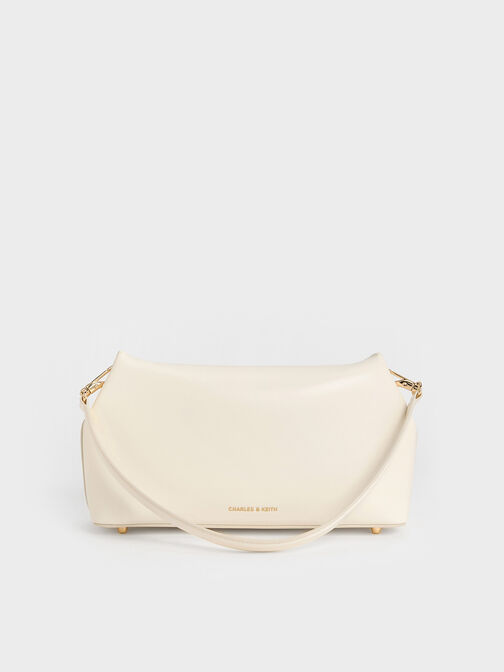 Wisteria Metallic-Accent Shoulder Bag, Cream, hi-res