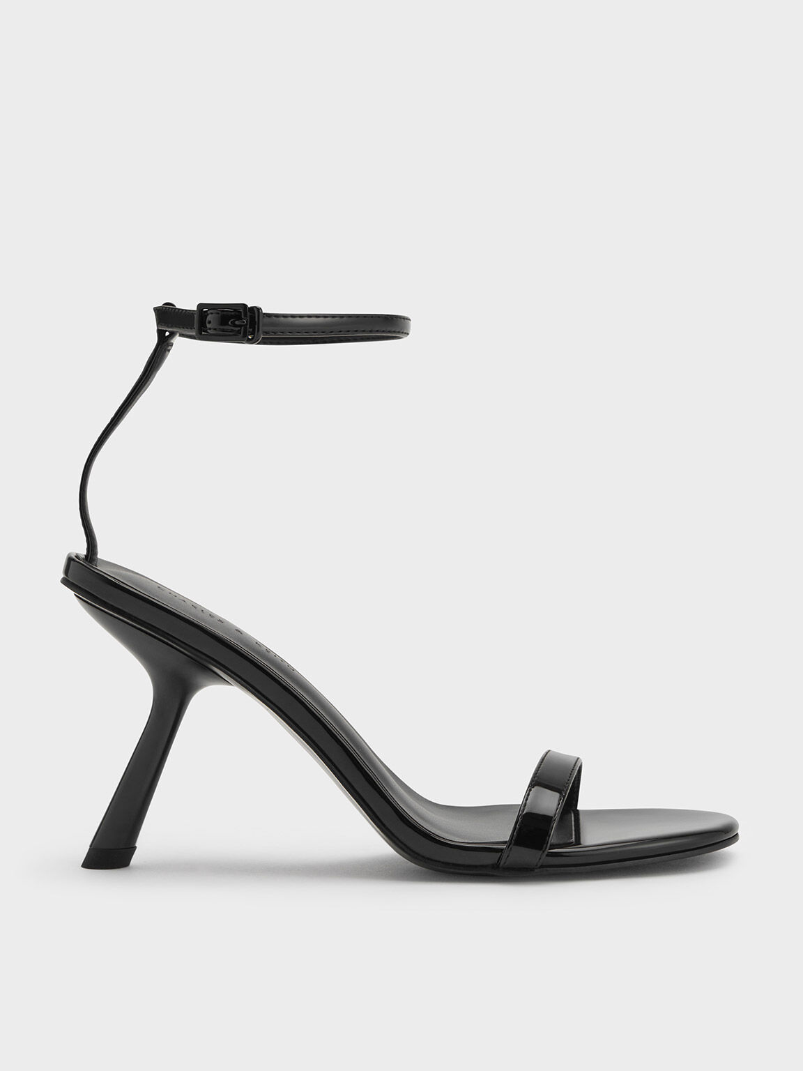 Black strappy sale heels near me