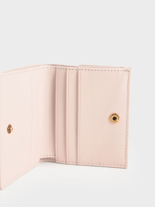 Zip Around Short Wallet, Light Pink, hi-res