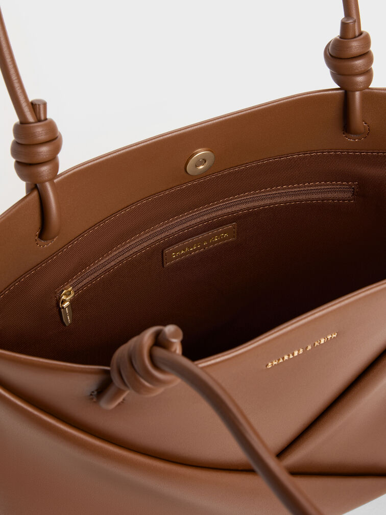 Midori Geometric Tote Bag, Chocolate, hi-res