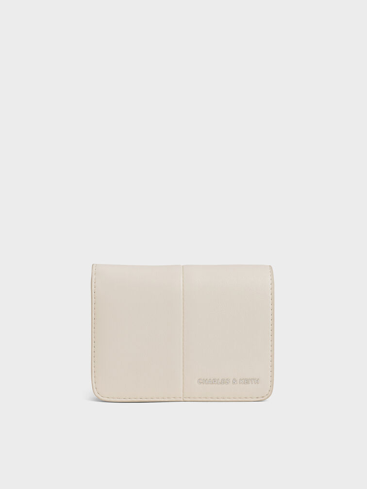 Simone Small Wallet, Cream, hi-res