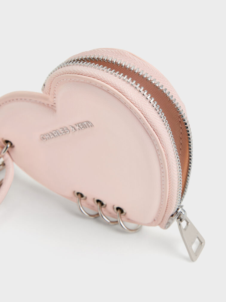 Rey Heart Charm, Soft Pink, hi-res