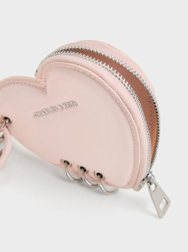 Rey Heart Charm, Soft Pink, hi-res