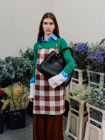 Scottie Tote Bag, Black, hi-res