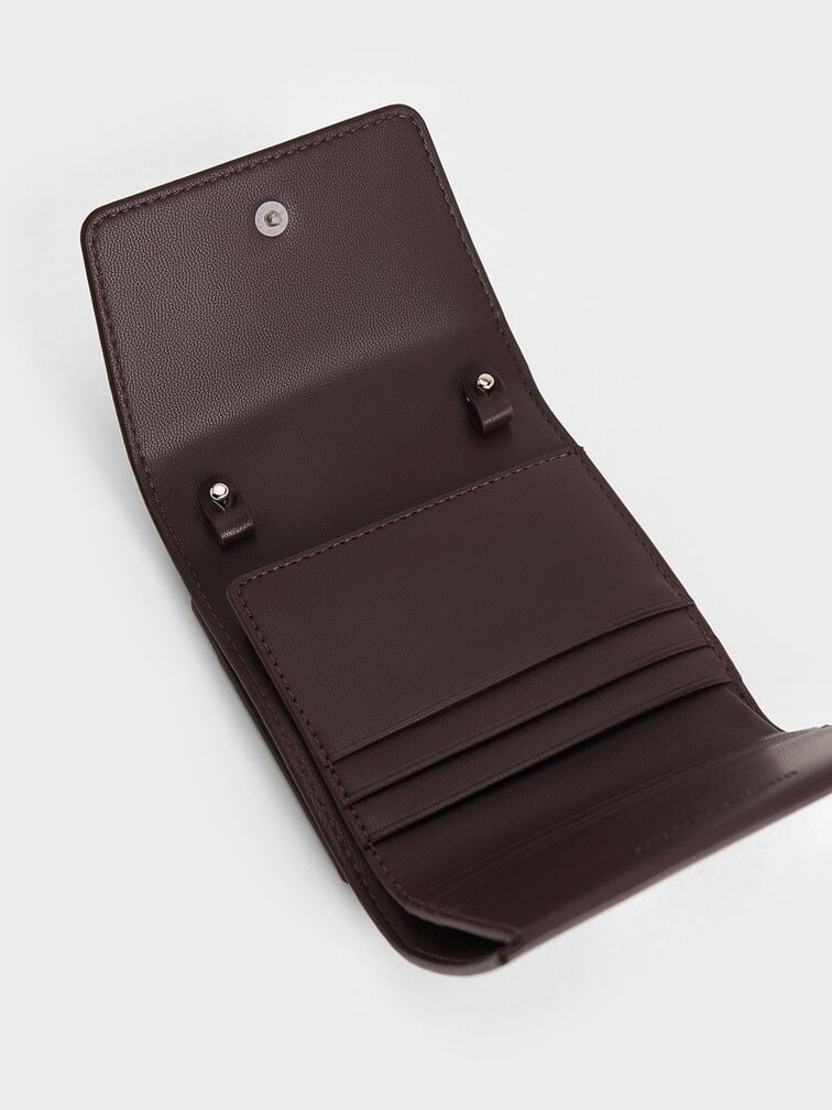 Irie Small Wallet, Plum, hi-res