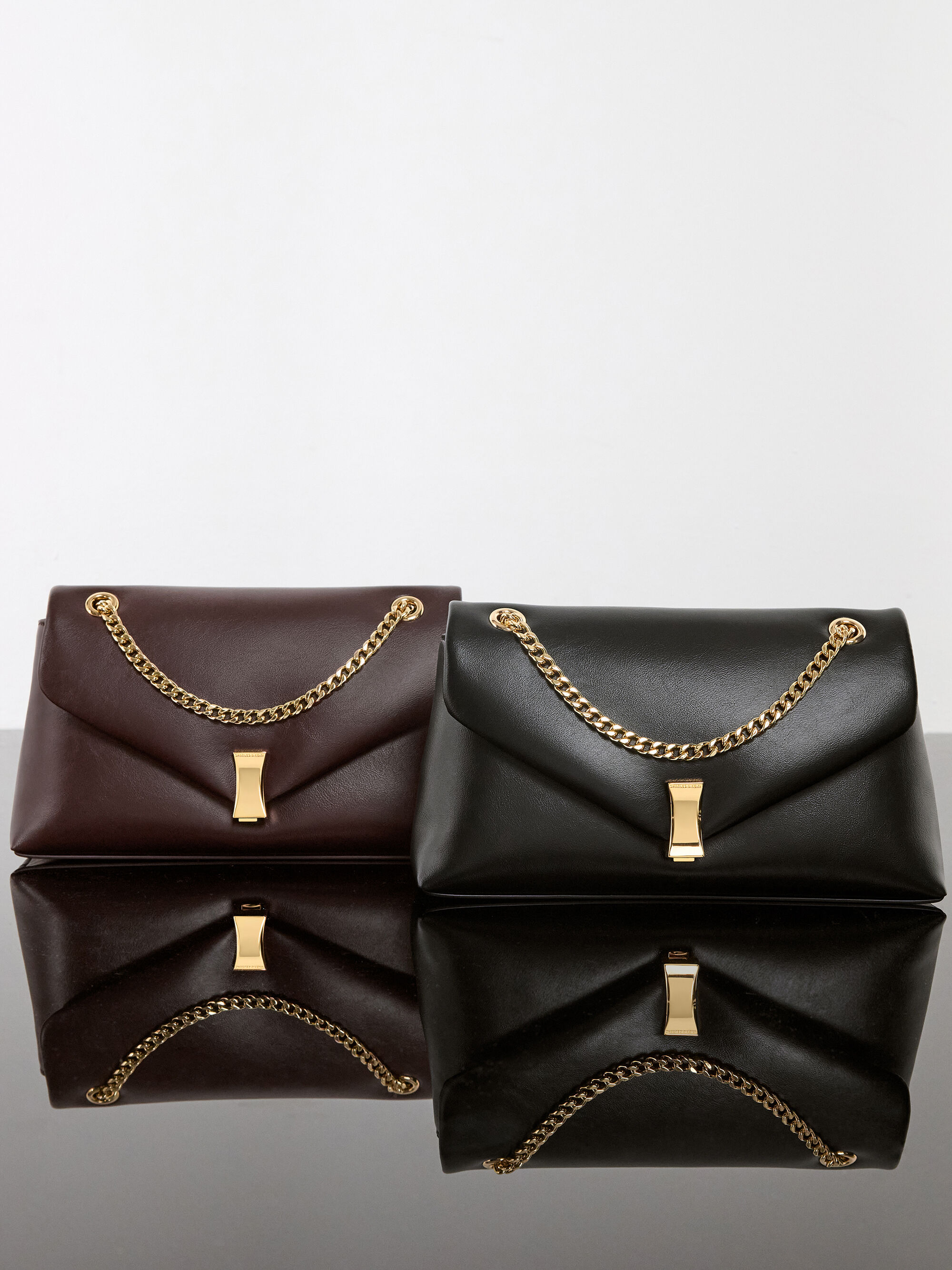 Black Lilibet Chain-Strap Bag - Black - CHARLES & KEITH IN