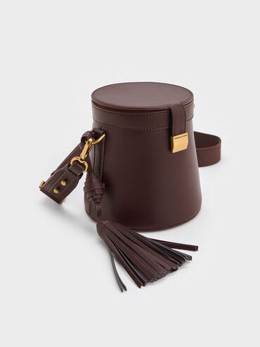 Sianna Bucket Bag, Plum, hi-res