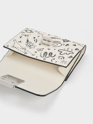 Tillie Printed Wallet, Multi, hi-res