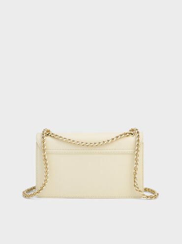 Everline Braided-Strap Shoulder Bag, Cream, hi-res